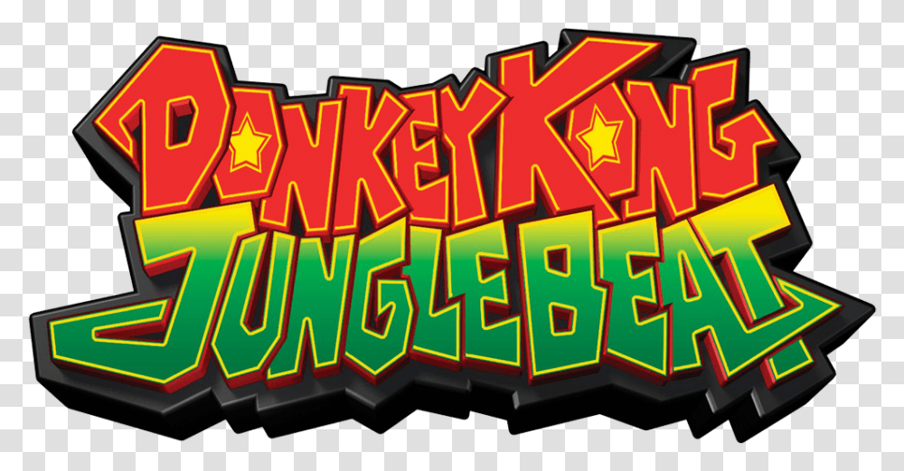 Donkey Kong Jungle Beat Logo Image Donkey Kong Jungle Beat Logo, Text, Word Transparent Png
