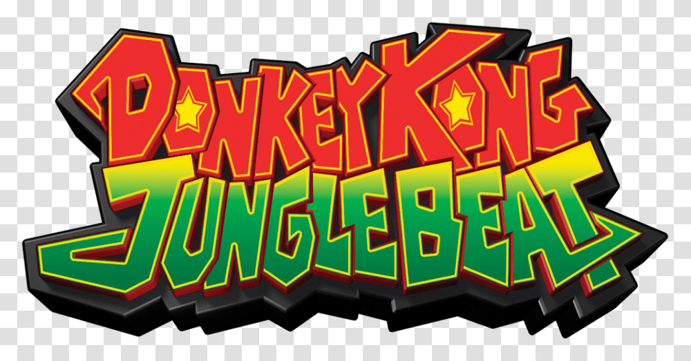 Donkey Kong Logo Donkey Kong Jungle Beat Logo, Graffiti, Word Transparent Png