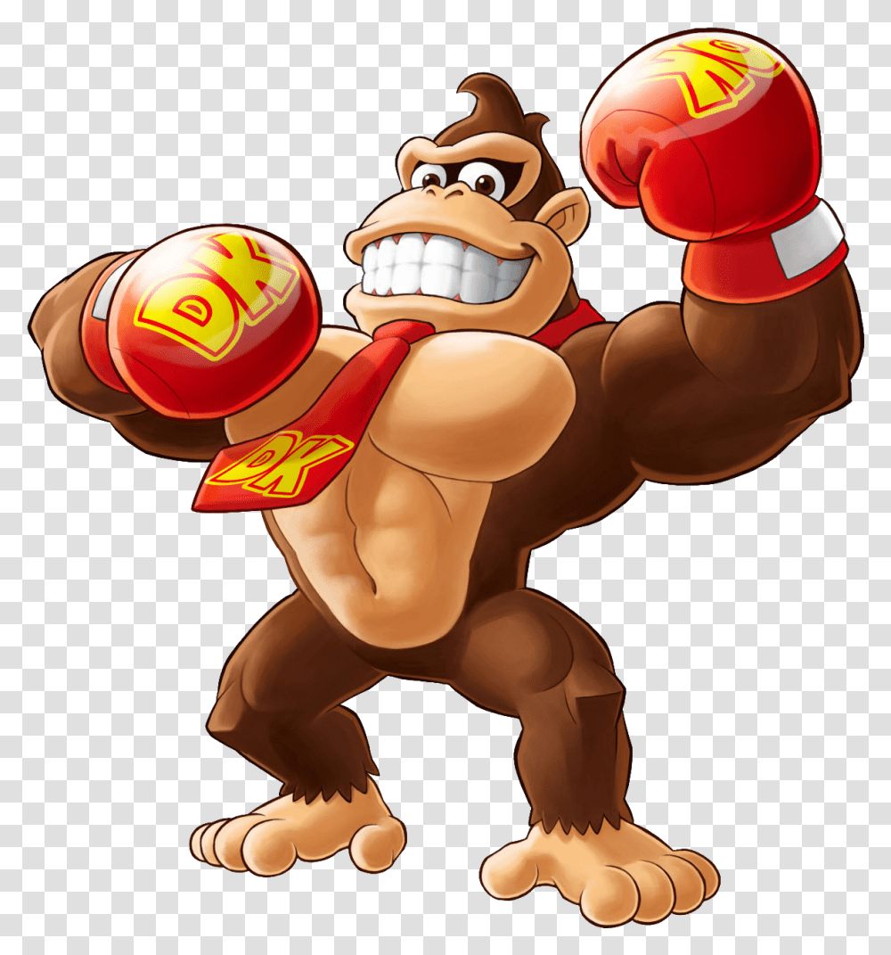 Donkey Kong Punch Out Download Donkey Kong Boxing, Toy, Plant, Food, Super Mario Transparent Png