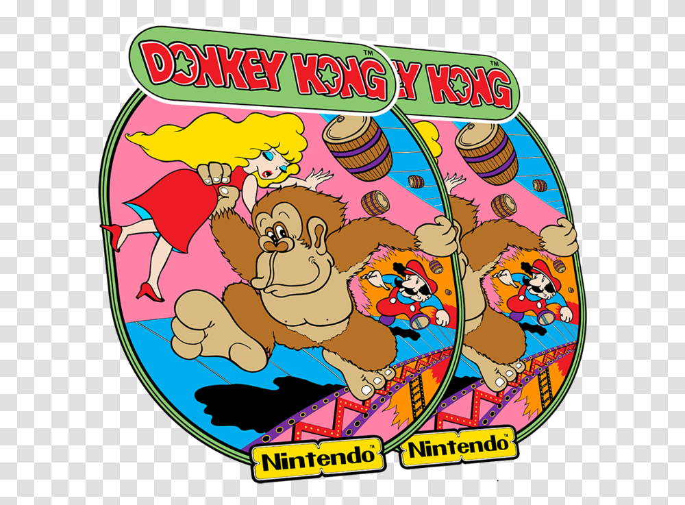 Donkey Kong Side Art, Label, Crowd, Leisure Activities Transparent Png