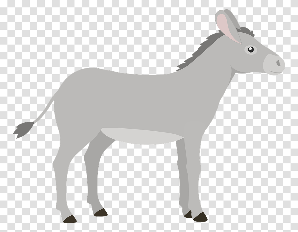Donkey Mammal Animal Free Vector Graphic On Pixabay Burro, Axe, Tool, Horse Transparent Png