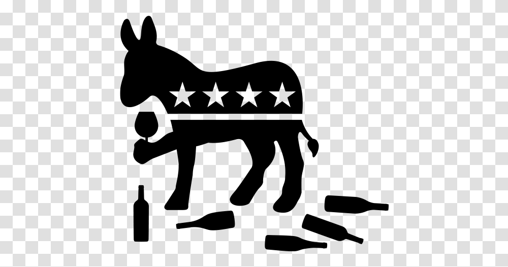 Donkey Republican And Democrat Signs, Gray, World Of Warcraft Transparent Png