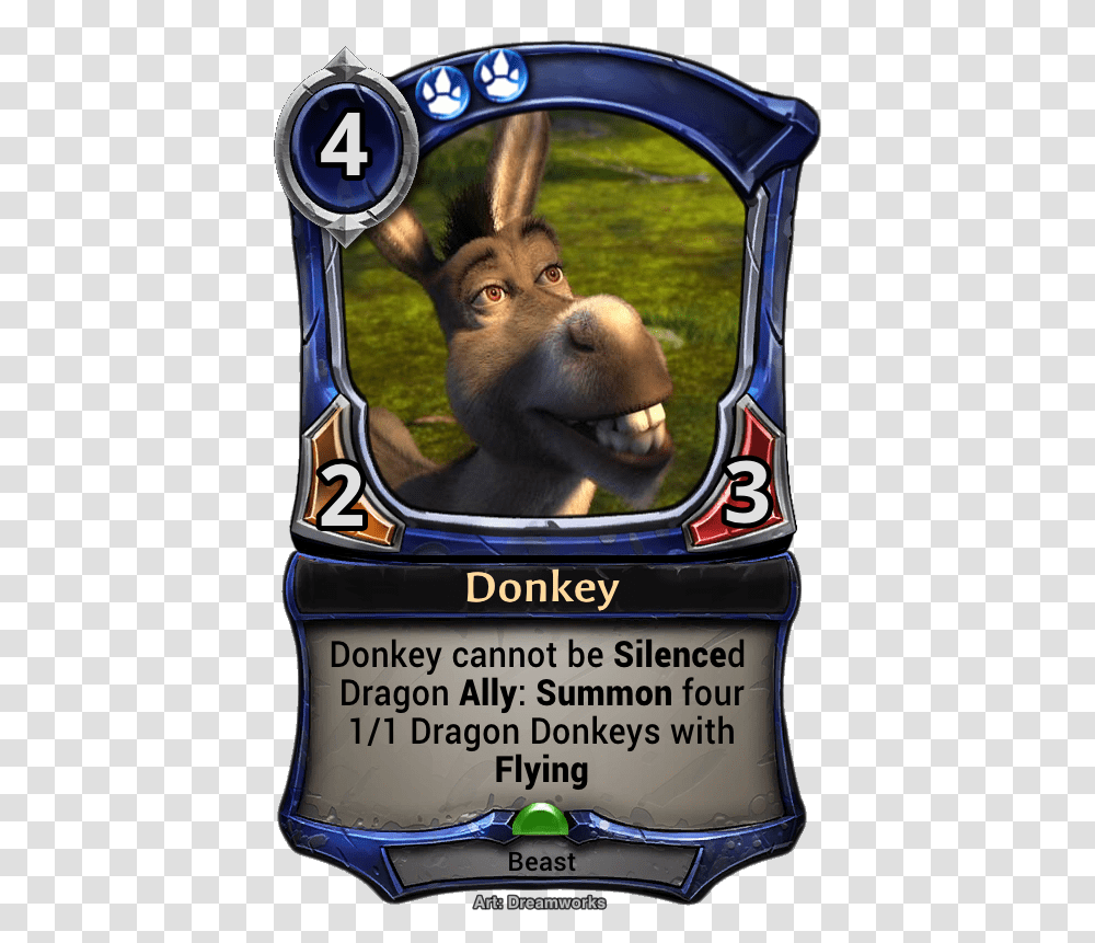 Donkey Shrek Donkey From Shrek, Mammal, Animal, Wildlife, Pet Transparent Png