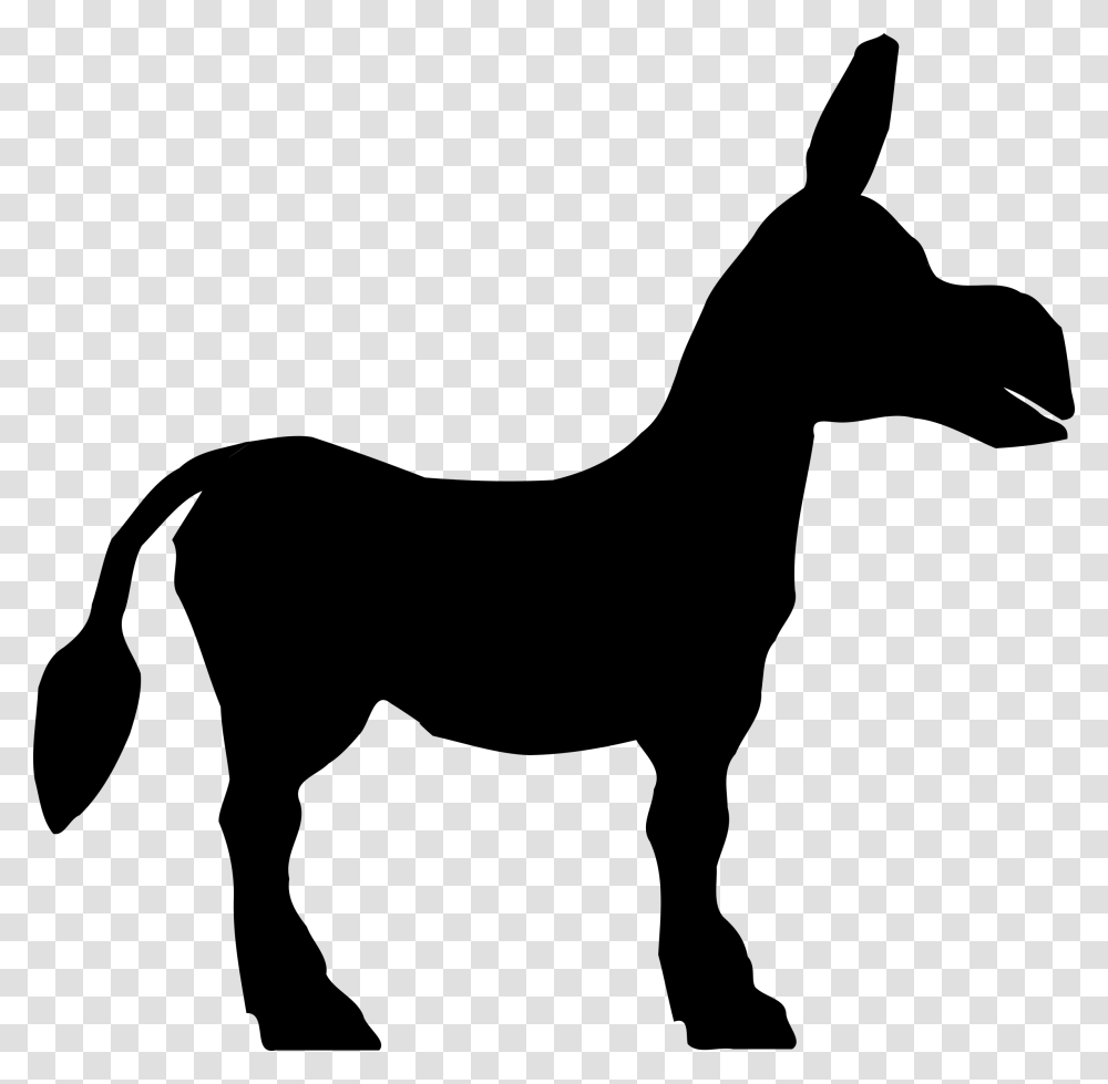 Donkey Silhouette Cliparts, Gray, World Of Warcraft Transparent Png