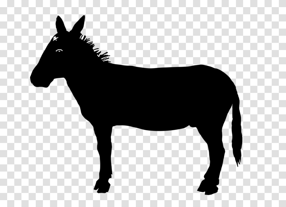 Donkey Silhouette Download Computer Icons Mule, Outdoors, Nature, Gray, Bird Transparent Png