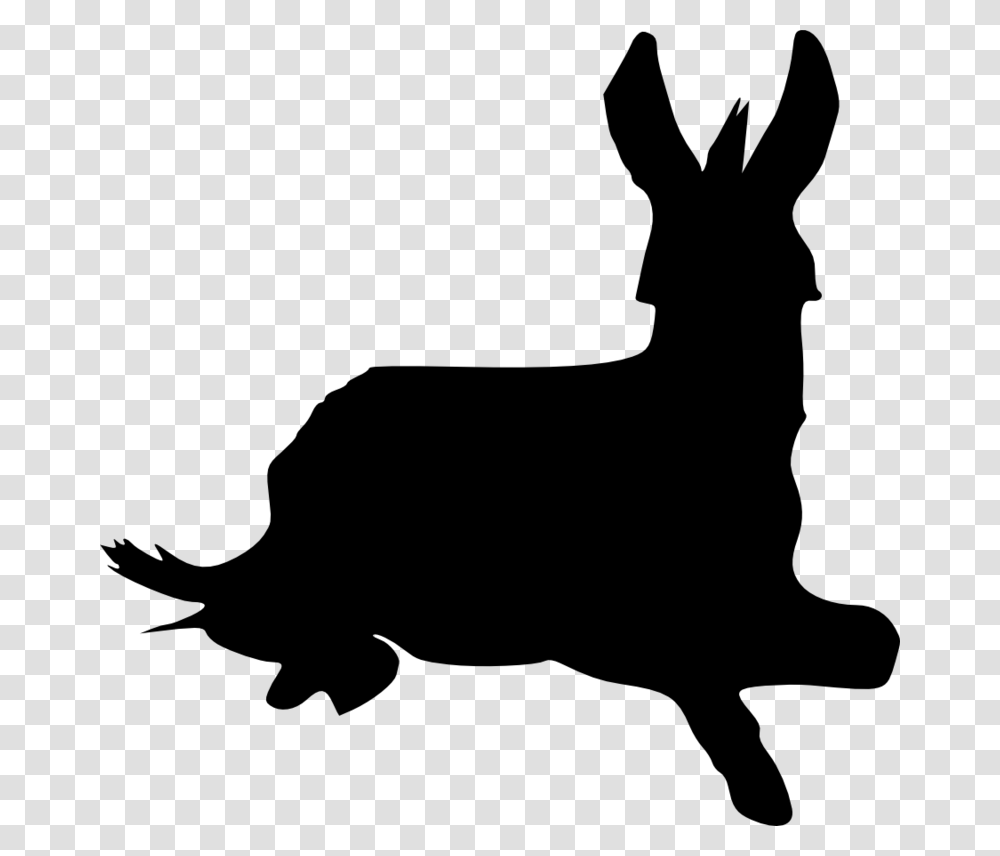 Donkey Silhouette Silhouette, Gray, World Of Warcraft Transparent Png