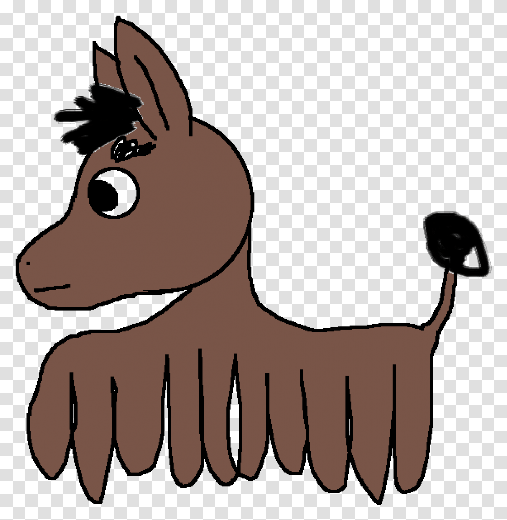 Donkey With Ten Legs Animal Figure, Mammal, Hand, Rodent Transparent Png