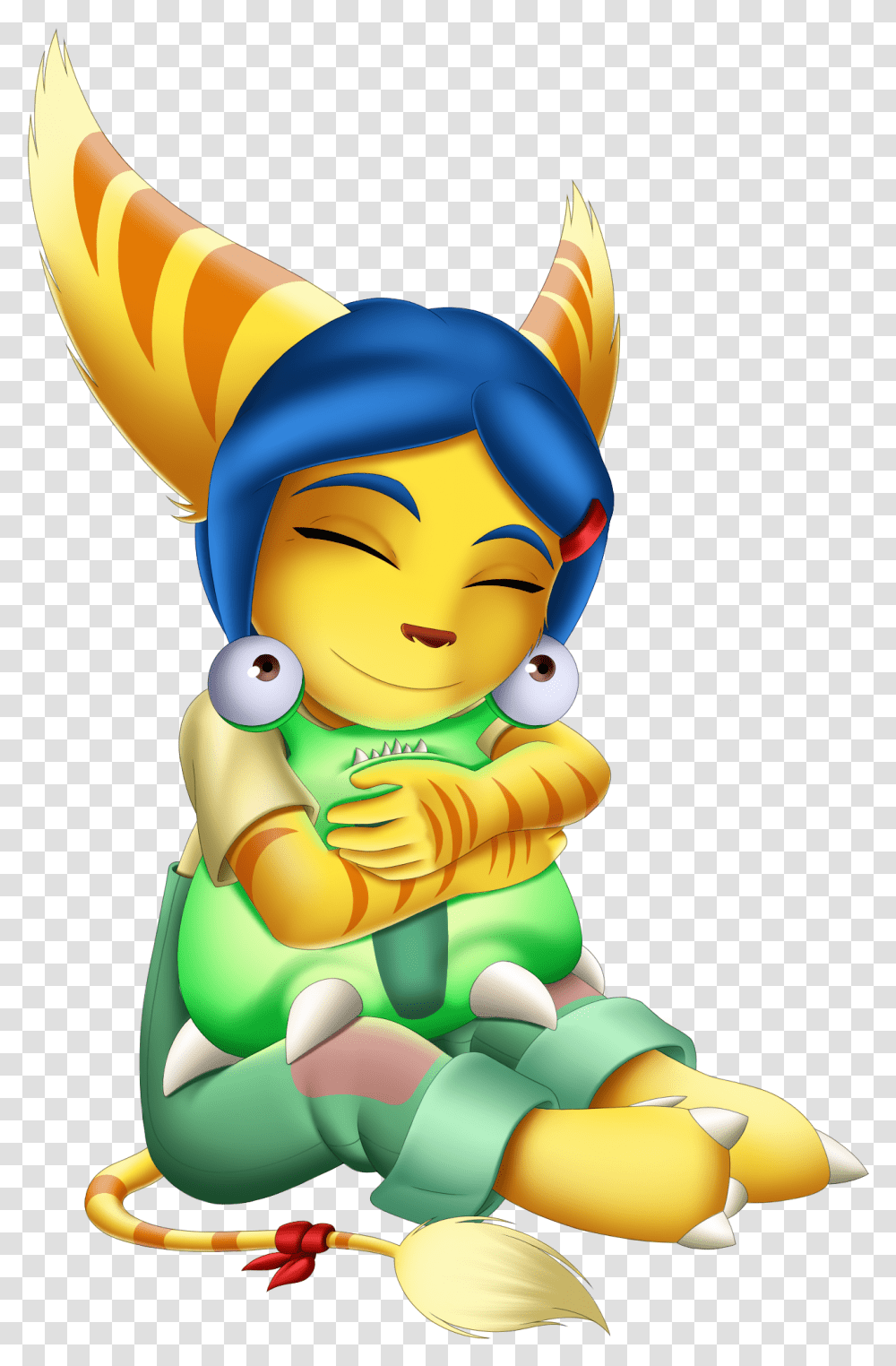 Donna And The Little Alien Ratchet And Clank Donna, Face, Apparel Transparent Png