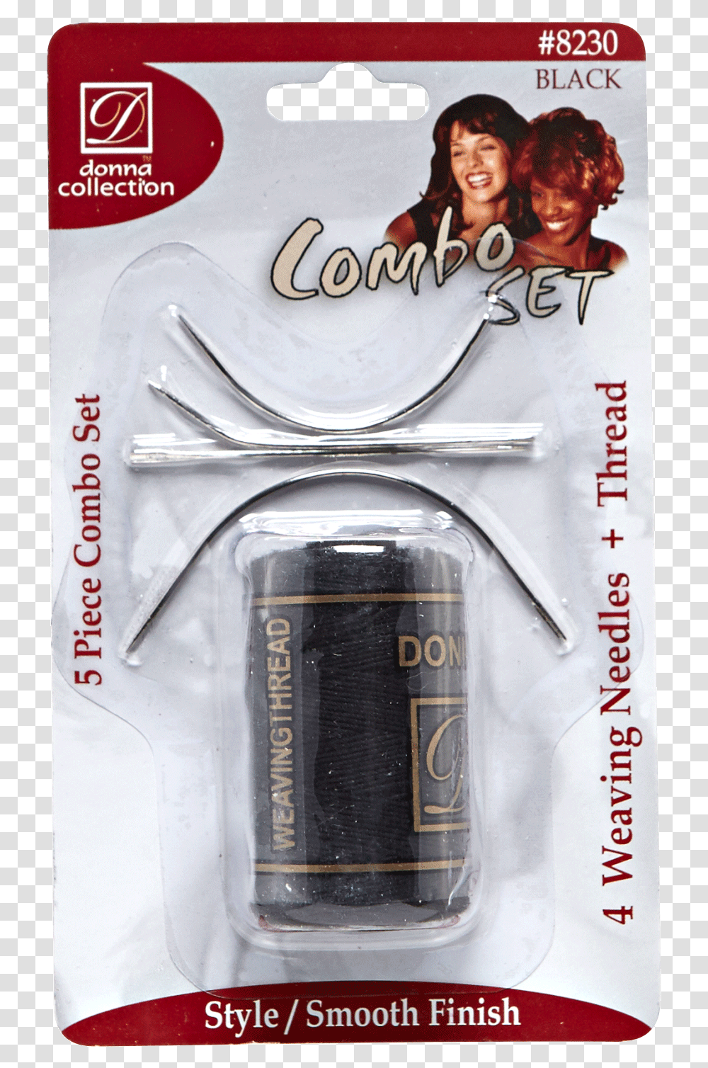 Donna Collection Black Weaving Thread Amp Needle, Person, Label, Bottle Transparent Png