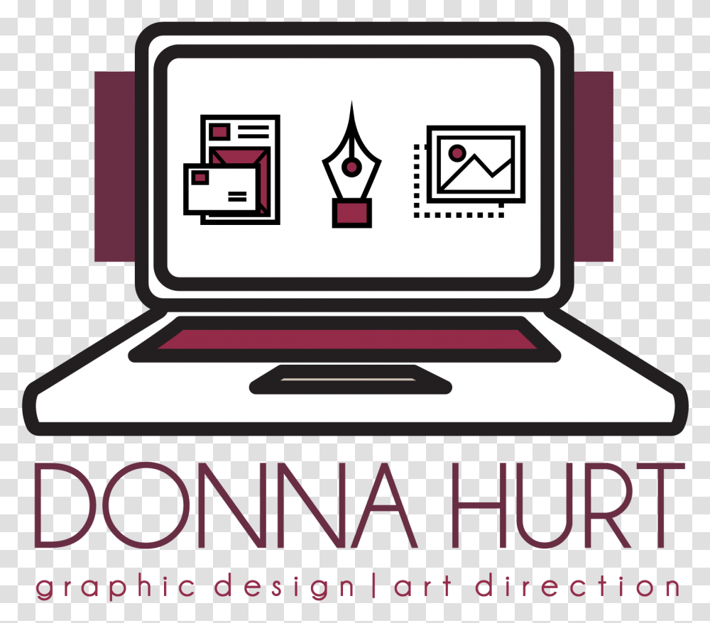 Donna Hurt Designs Personal Brand Stickermule Sticker, Pc, Computer, Electronics, Laptop Transparent Png