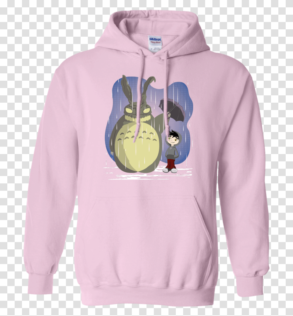 Donnie Darko Mashup Totoro Classic T Shirt Amp Hoodie Hoodie, Apparel, Sweatshirt, Sweater Transparent Png