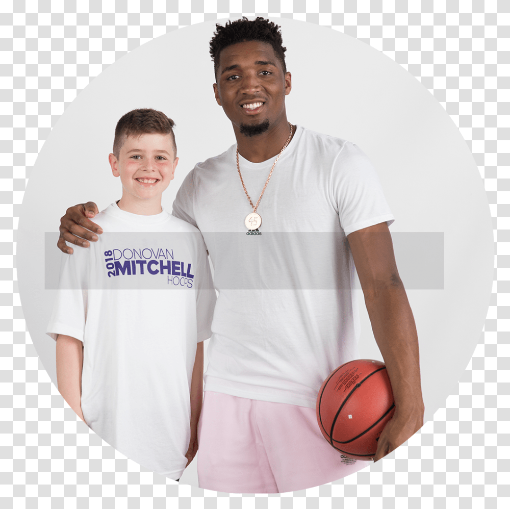 Donovan Mitchell Myway45 Wh 4194 Basketball Streetball, Person, Human, Apparel Transparent Png
