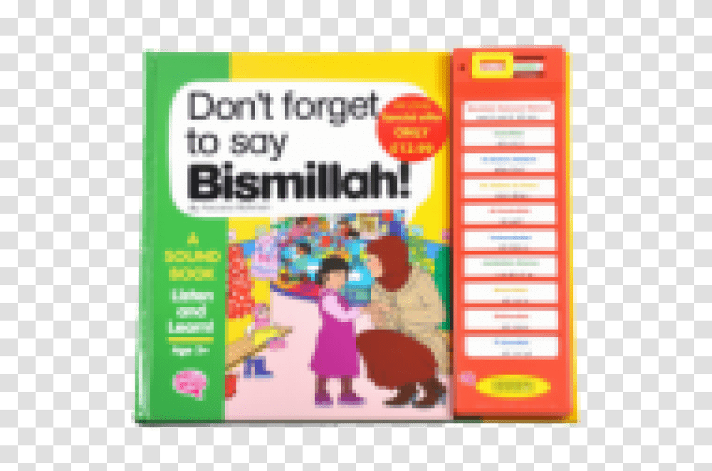 Donquott Forget To Say Bismillah Bismillah Story Sound Book, Poster, Advertisement, Flyer Transparent Png