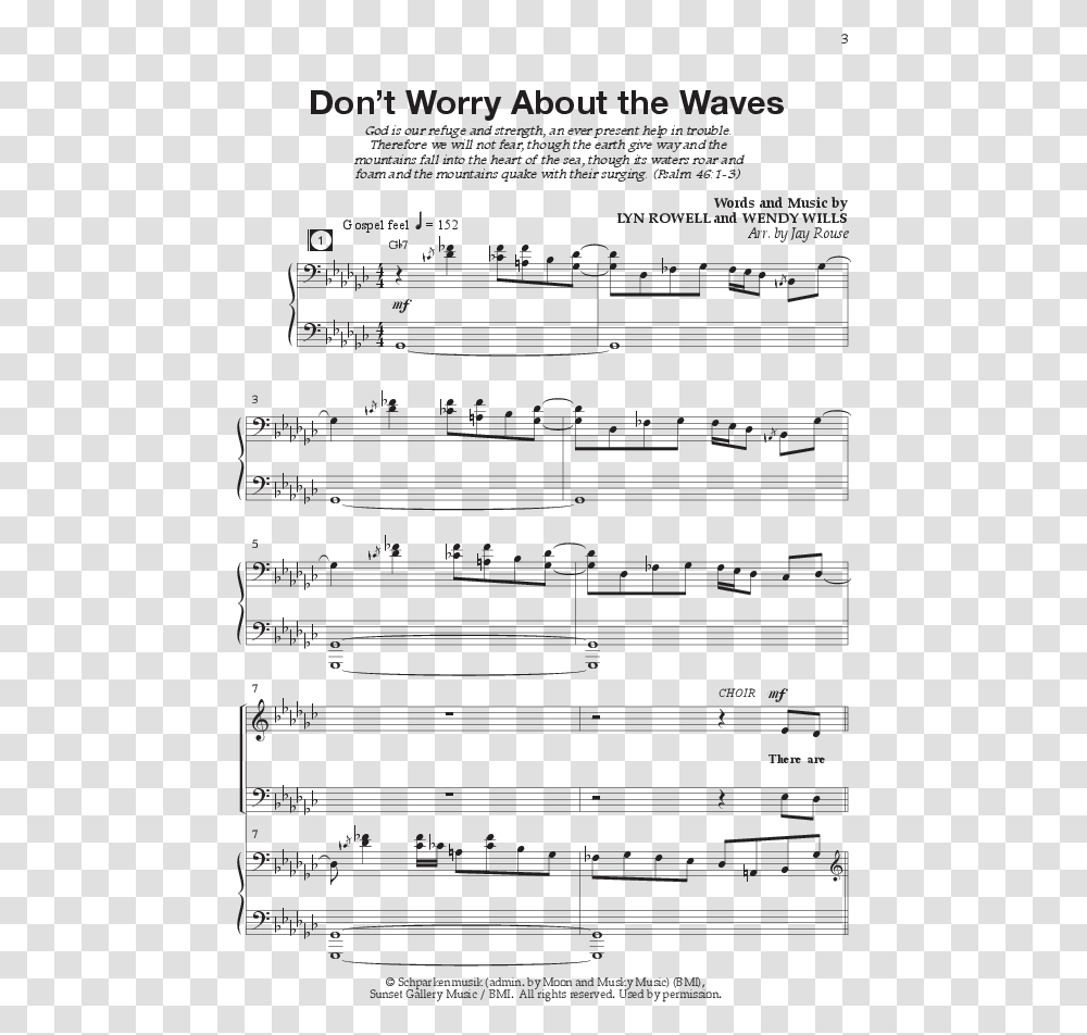 Donquott Worry About The Waves Thumbnail Sheet Music, Piano, Leisure Activities, Musical Instrument, Silhouette Transparent Png