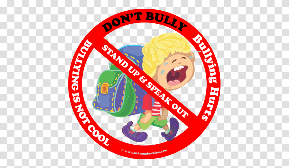 Dont Bully Iron On Behavioral Charts Bullying, Label, Advertisement, Poster Transparent Png