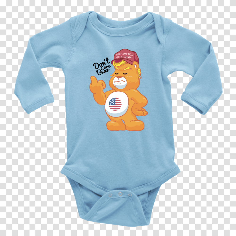 Dont Care Bear W Make America Great Again Hat Adult Ebay, Sleeve, T-Shirt, Long Sleeve Transparent Png