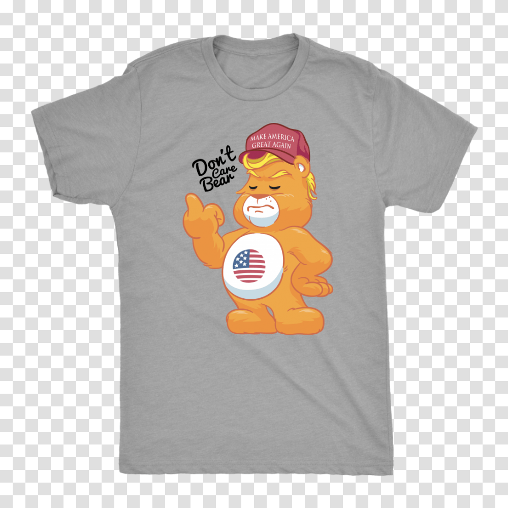 Dont Care Bear W Make America Great Again Hat Adult The Donald, Apparel, T-Shirt, Sleeve Transparent Png