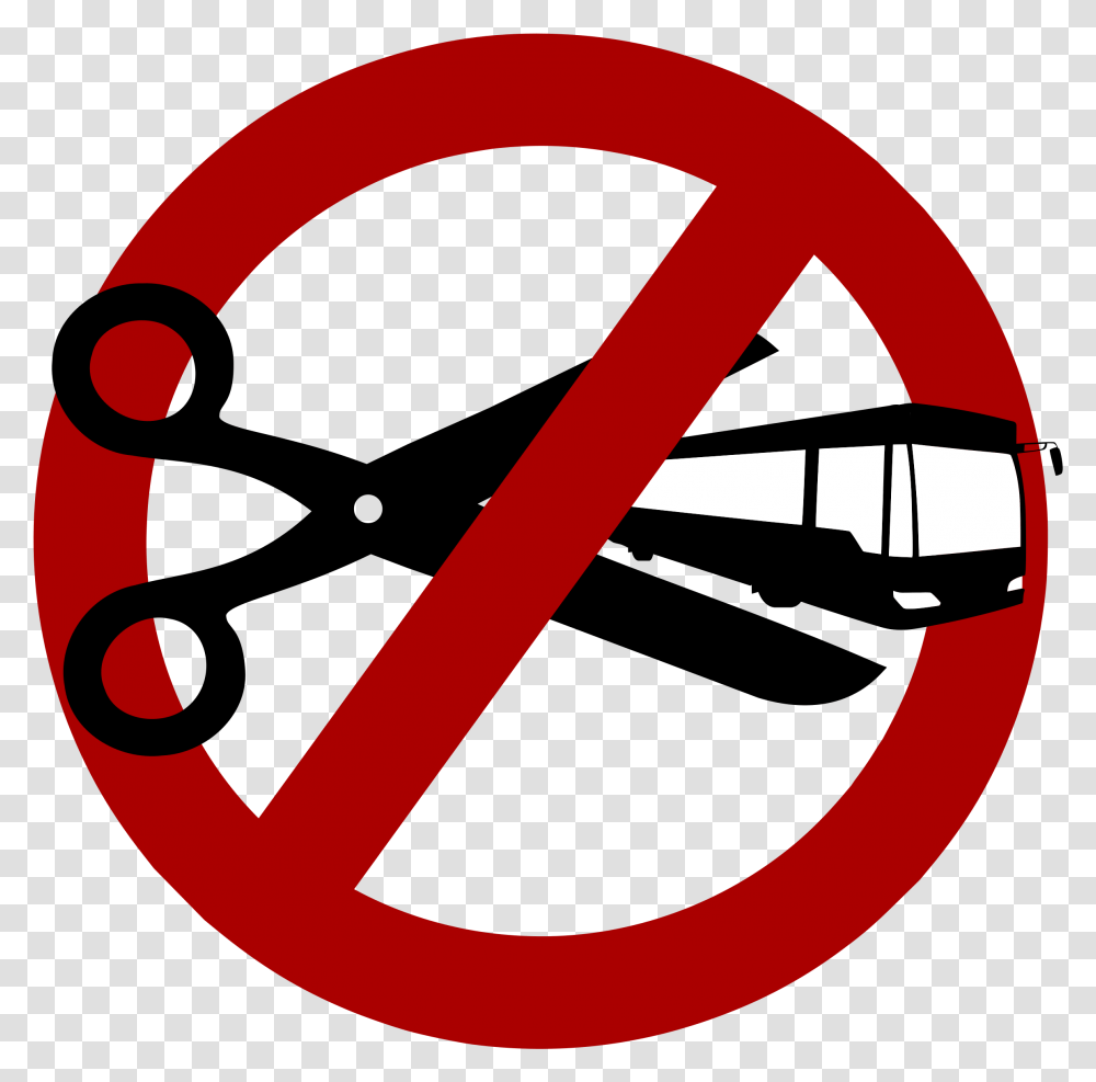 Dont Cut Local Public Transport Clip Arts Dont Cut Clipart, Sign, Logo, Trademark Transparent Png