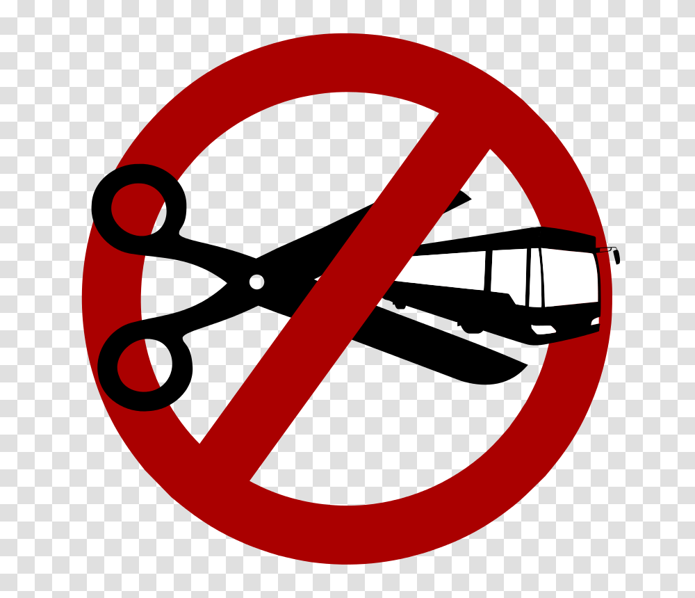 Dont Cut Local Public Transport, Sign, Logo Transparent Png