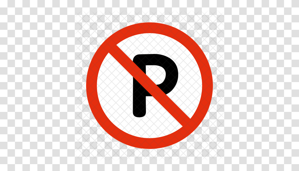 Dont Parking Icon Of Flat Style Number, Text, Symbol, Road Sign, Alphabet Transparent Png
