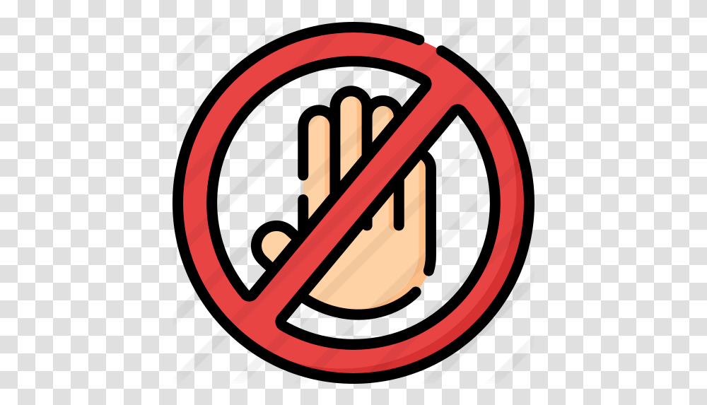 Dont Touch Icon No Food Phone Allowed, Symbol, Cutlery Transparent Png