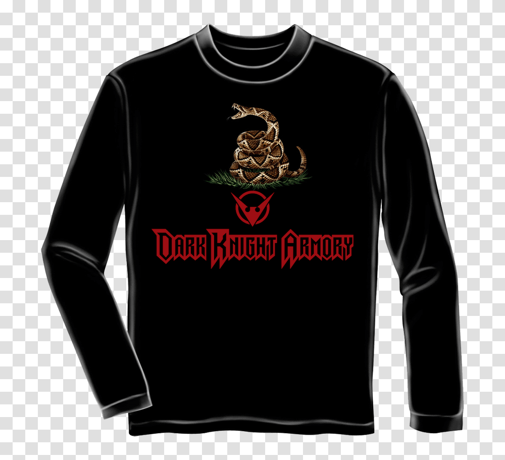 Dont Tread On Me Black Long Sleeve Shirt, Apparel, Sweatshirt, Sweater Transparent Png