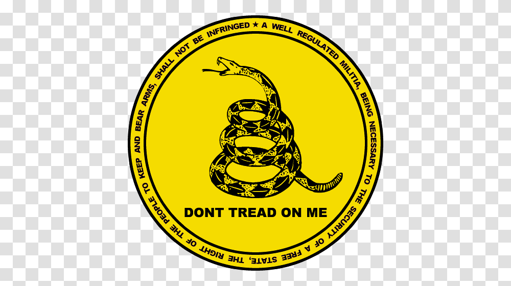Dont Tread On Me Black Yellow Seal Hoodie, Label, Logo Transparent Png