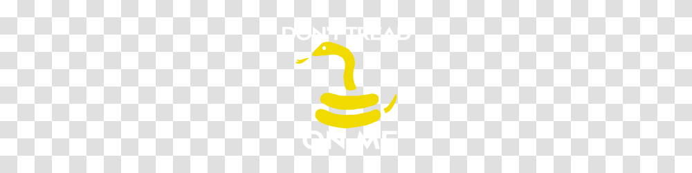 Dont Tread On Me Yellow Snake White Letters, Advertisement, Poster, Number Transparent Png