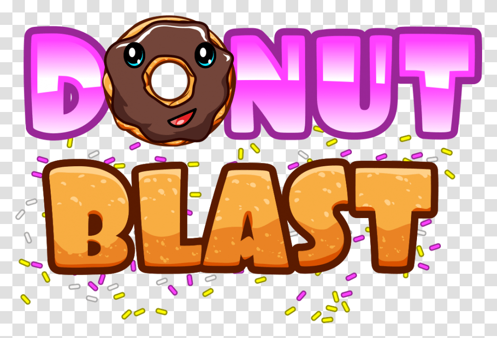 Donut Blast Logo We Heart Games Clip Art, Food, Photography, Crowd, Diwali Transparent Png