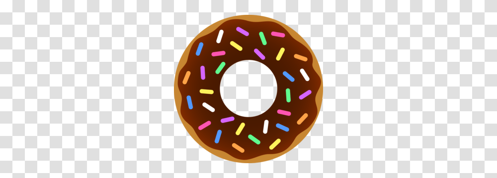 Donut Chocolate Sprinkles Free Images, Pastry, Dessert, Food, Sweets Transparent Png
