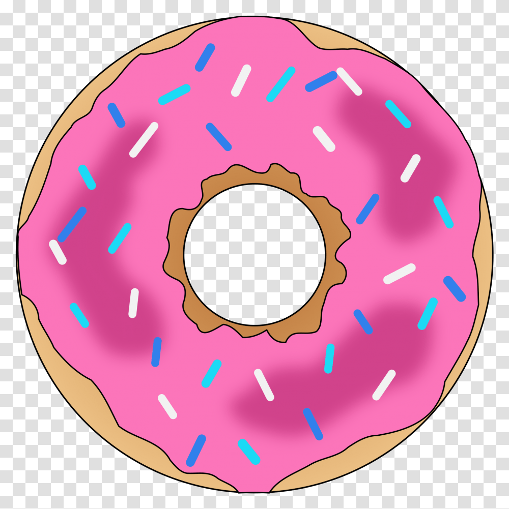 Donut Clipart, Pastry, Dessert, Food, Sweets Transparent Png