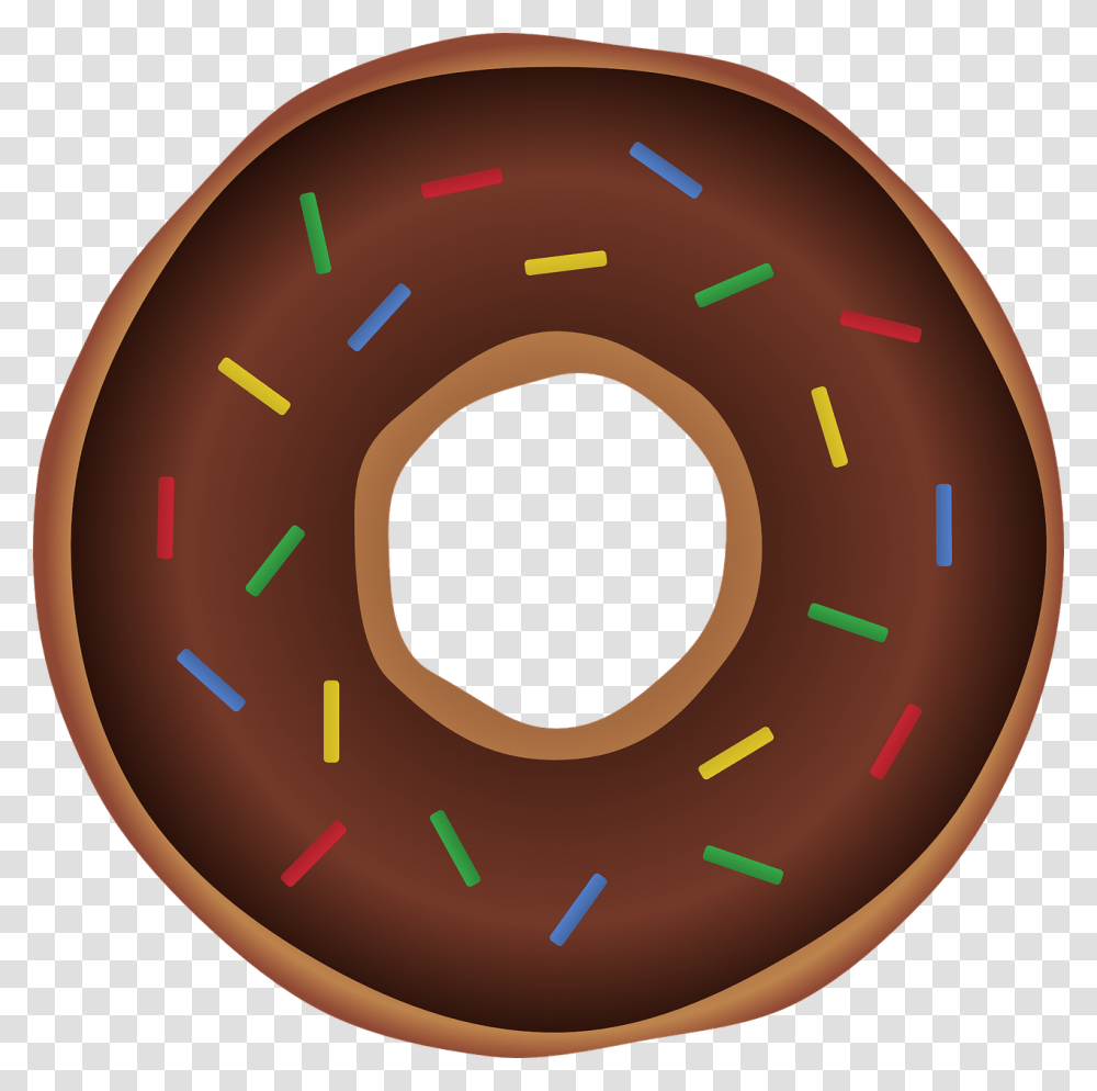 Donut Donuts Bread Free Photo Cartoon Donut, Pastry, Dessert, Food, Disk Transparent Png