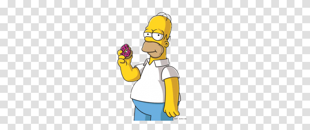 Donut Eat Homer Simpson, Person, Human, Hand, Video Gaming Transparent Png