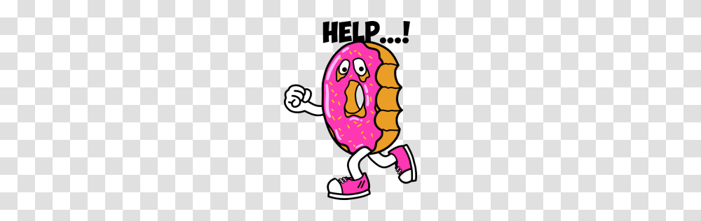 Donut Fled Fear, Sweets, Food, Confectionery, Pastry Transparent Png