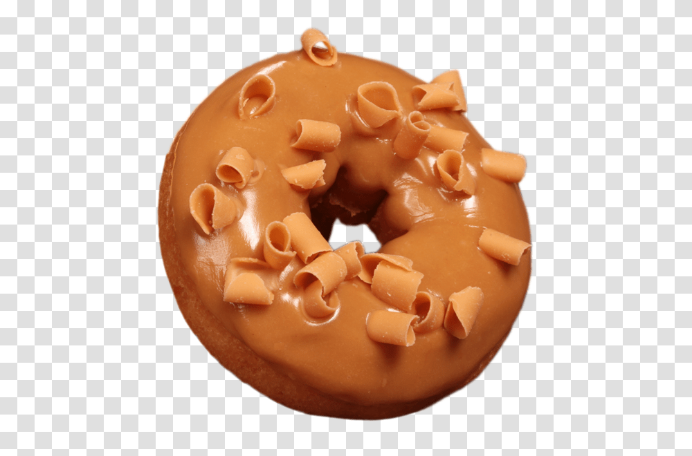 Donut, Food, Dessert, Caramel, Birthday Cake Transparent Png