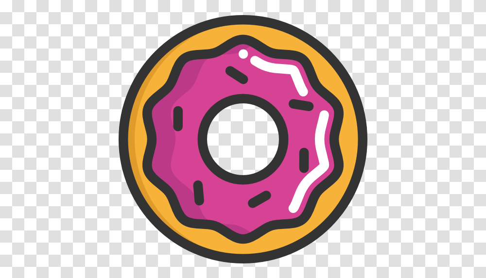 Donut Free Food Icons Donuts Icon, Pastry, Dessert, Icing, Cream Transparent Png