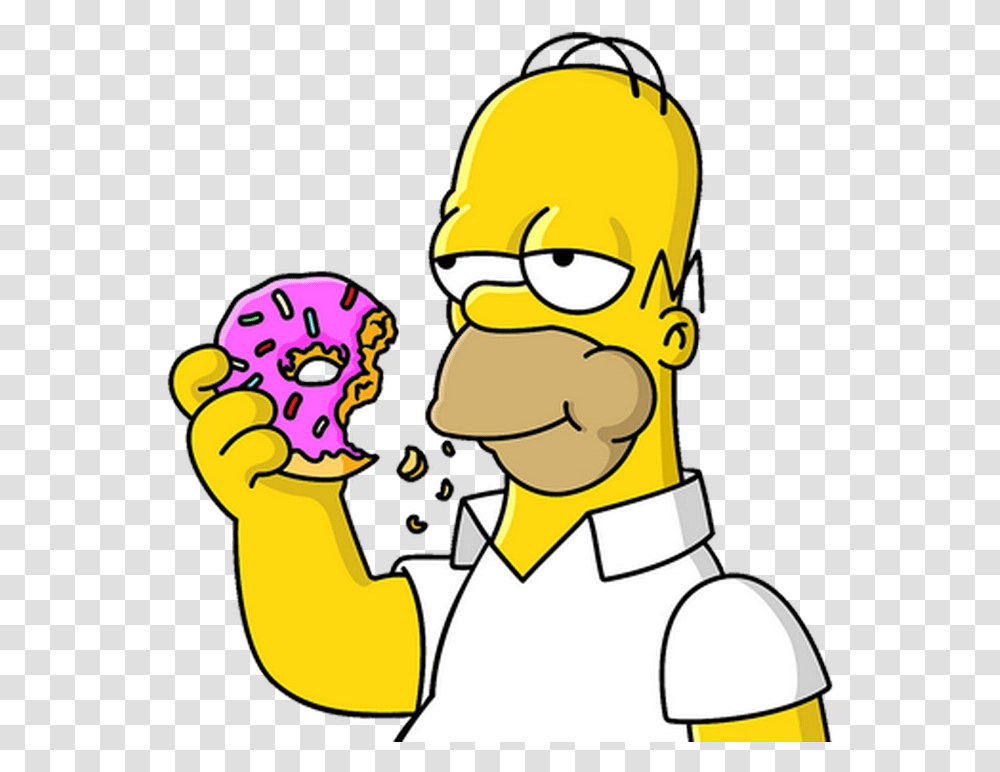 Donut Homer Simpson, Hand, Fist Transparent Png