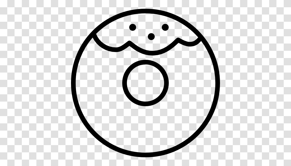 Donut Icon, Soccer Ball, Stencil Transparent Png