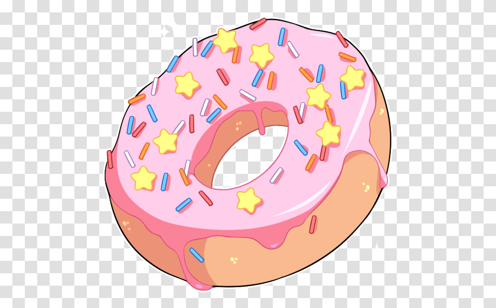 Donut Tumblr Doughnut, Pastry, Dessert, Food, Birthday Cake Transparent Png