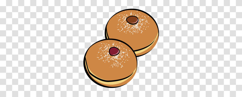 Donuts Berliner Ice Cream Sufganiyah Dessert, Sweets, Food, Confectionery, Bread Transparent Png