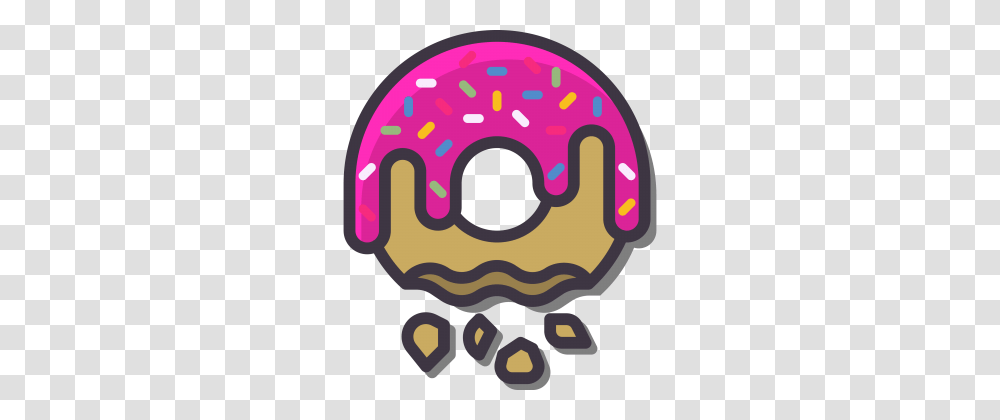 Donuts Clipart, Pastry, Dessert, Food, Icing Transparent Png