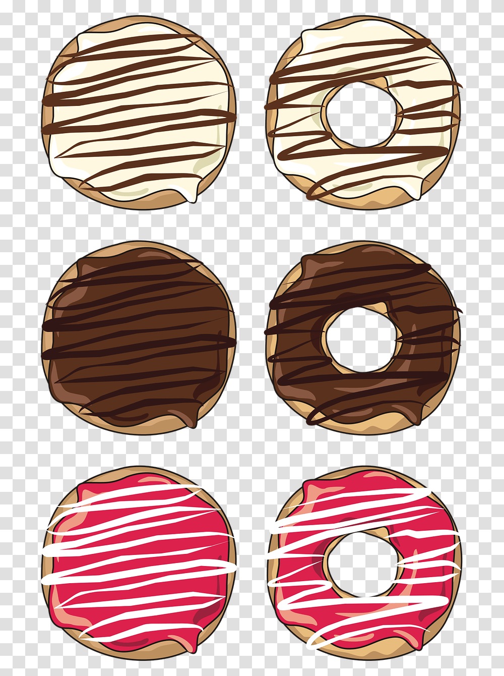 Donuts, Dessert, Food, Sweets, Pastry Transparent Png