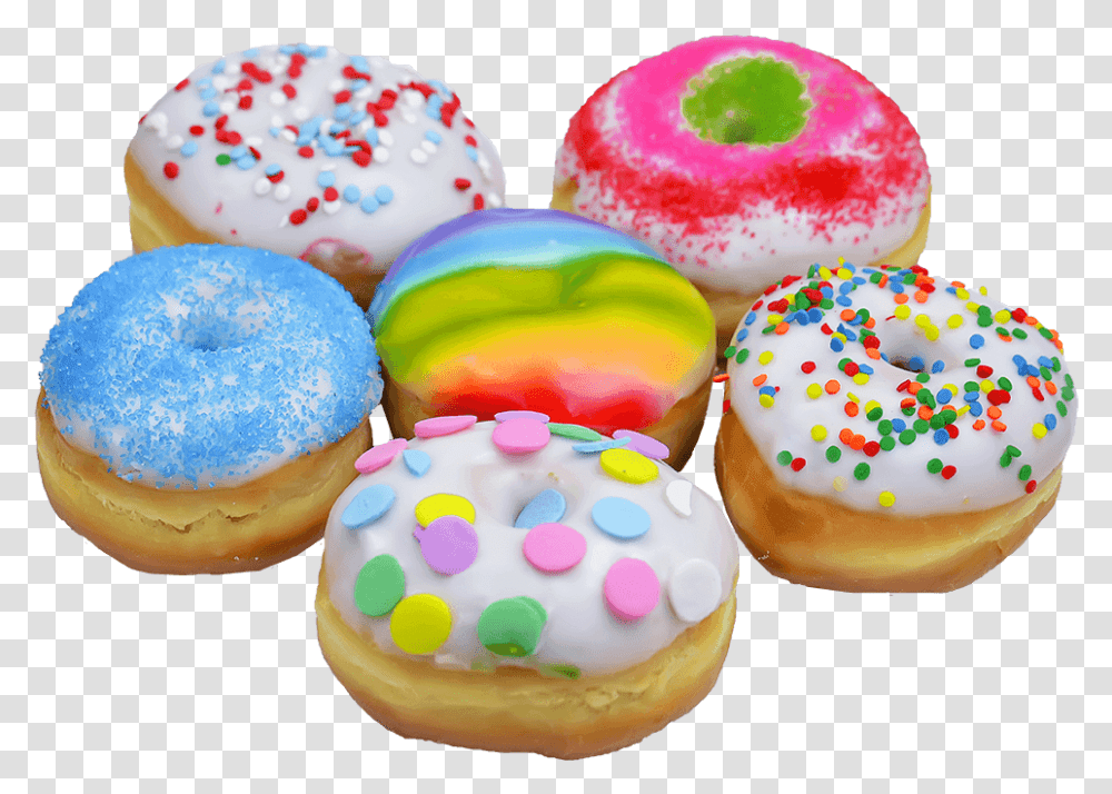 Donuts Glazed Chocolate Sandwich Cookies, Sweets, Food, Icing, Cream Transparent Png