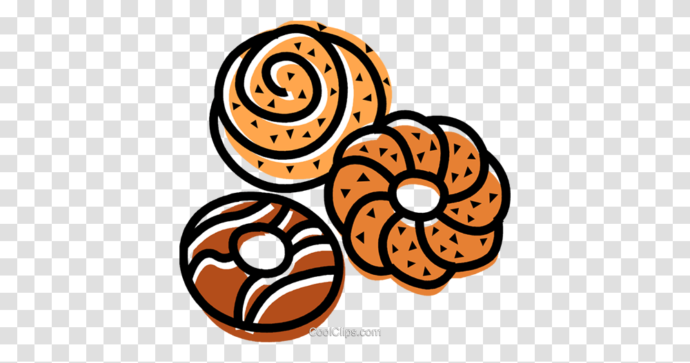 Donuts Royalty Free Vector Clip Art Illustration, Bread, Food, Bagel, Dynamite Transparent Png