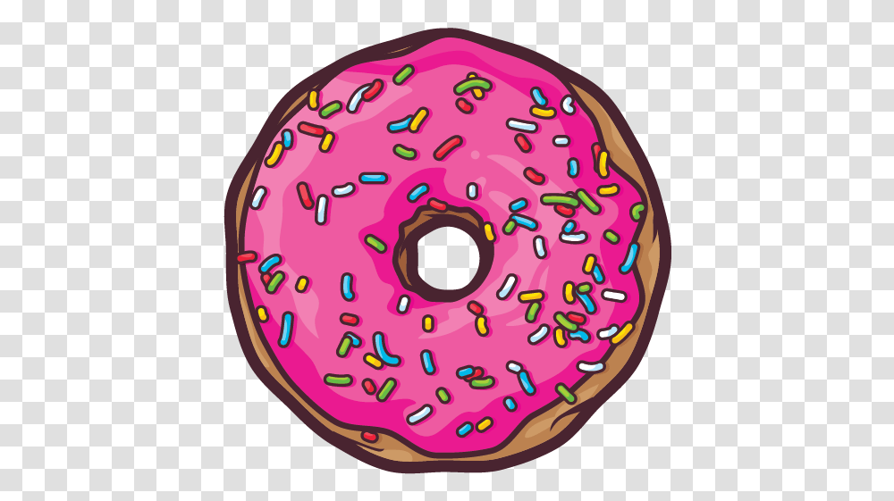 Donuts Vector Draw Simpsons Donuts, Pastry, Dessert, Food, Birthday Cake Transparent Png
