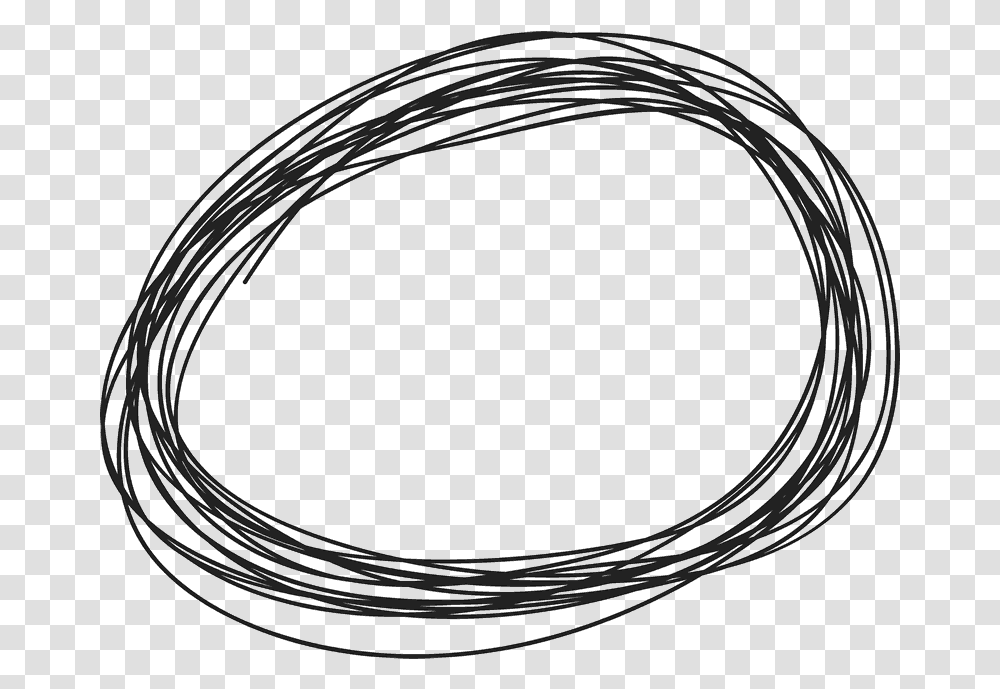 Doodle Circle White, Wire, Barbed Wire Transparent Png
