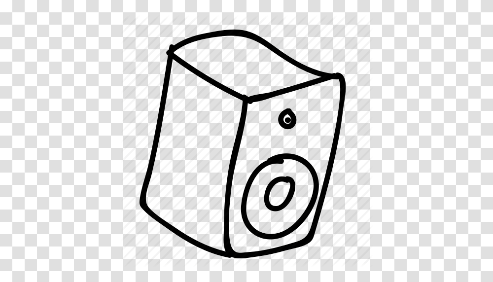 Doodle Drawing Electronics Gadget Hand Drawn Music Speaker Icon, Dice, Game Transparent Png