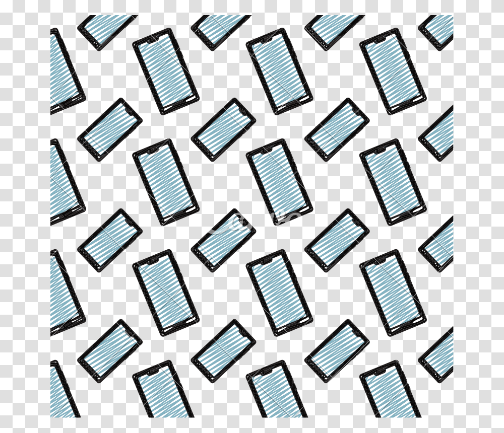 Doodle Electronic Smartphone Screen Technology Background, Pattern, Texture, Paper Transparent Png