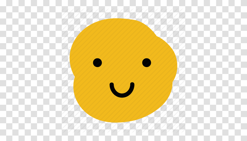 Doodle Emoticon Expression Happiness Smile Icon, Plant, Food, Egg, Sweets Transparent Png