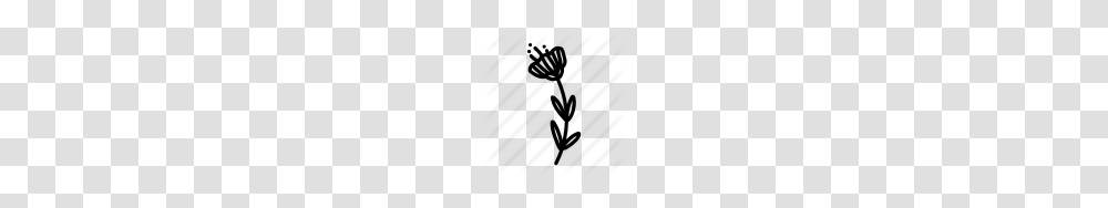 Doodle Floral Flower Leaves Nature Plants Sketch Icon, Arrow, Tarmac, Diamond Transparent Png